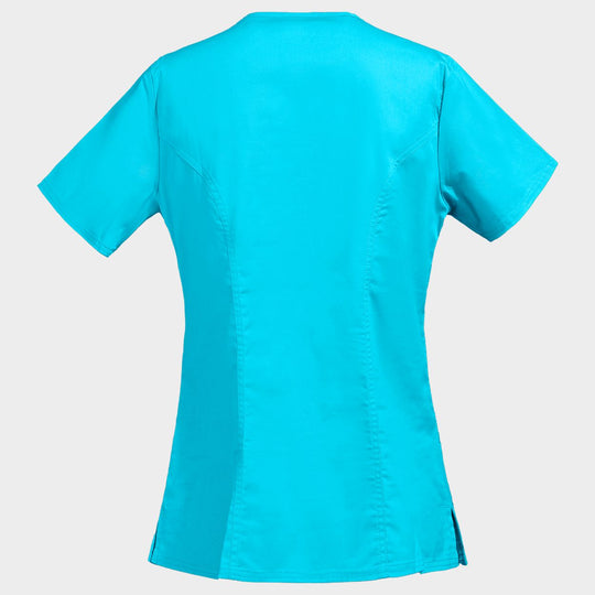 Дамска медицинска туника CHEROKEE WRAP TURQUOISE WWE4728 - 2 — stenso.ro Дамска медицинска туника CHEROKEE WRAP TURQUOISE WWE4728 - 2