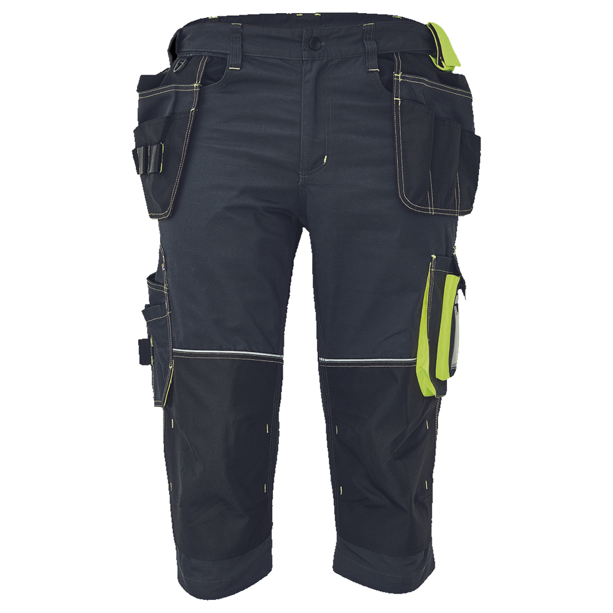 Work 3/4 pants KNOXFIELD 320 ANTHRACITE/YELLOW — stenso.ro Work 3/4 pants KNOXFIELD 320 ANTHRACITE/YELLOW