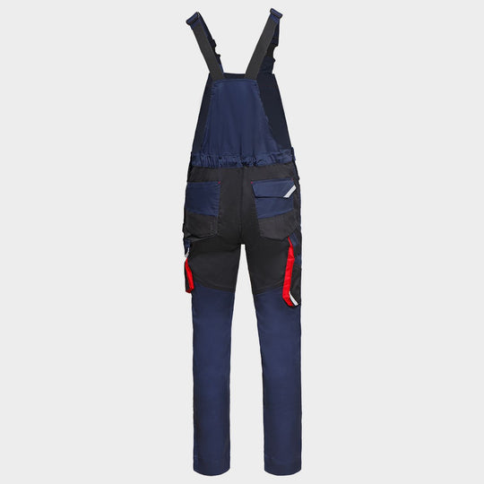 Работен полугащеризон KASTOR STRETCH DARK BLUE/RED - 2 — stenso.ro Работен полугащеризон KASTOR STRETCH DARK BLUE/RED - 2