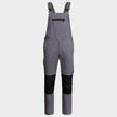 Work bib pants MELBOURNE STRETCH GREY/BLACK - 1 — stenso.ro Work bib pants MELBOURNE STRETCH GREY/BLACK - 1