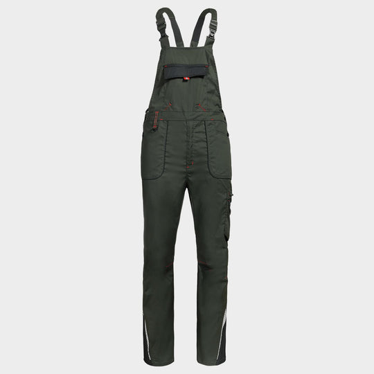 Pantaloni de salopete PRISMA LIGHT STRETCH KAKI/NEGRU - 1 — stenso.ro Pantaloni de salopete PRISMA LIGHT STRETCH KAKI/NEGRU - 1