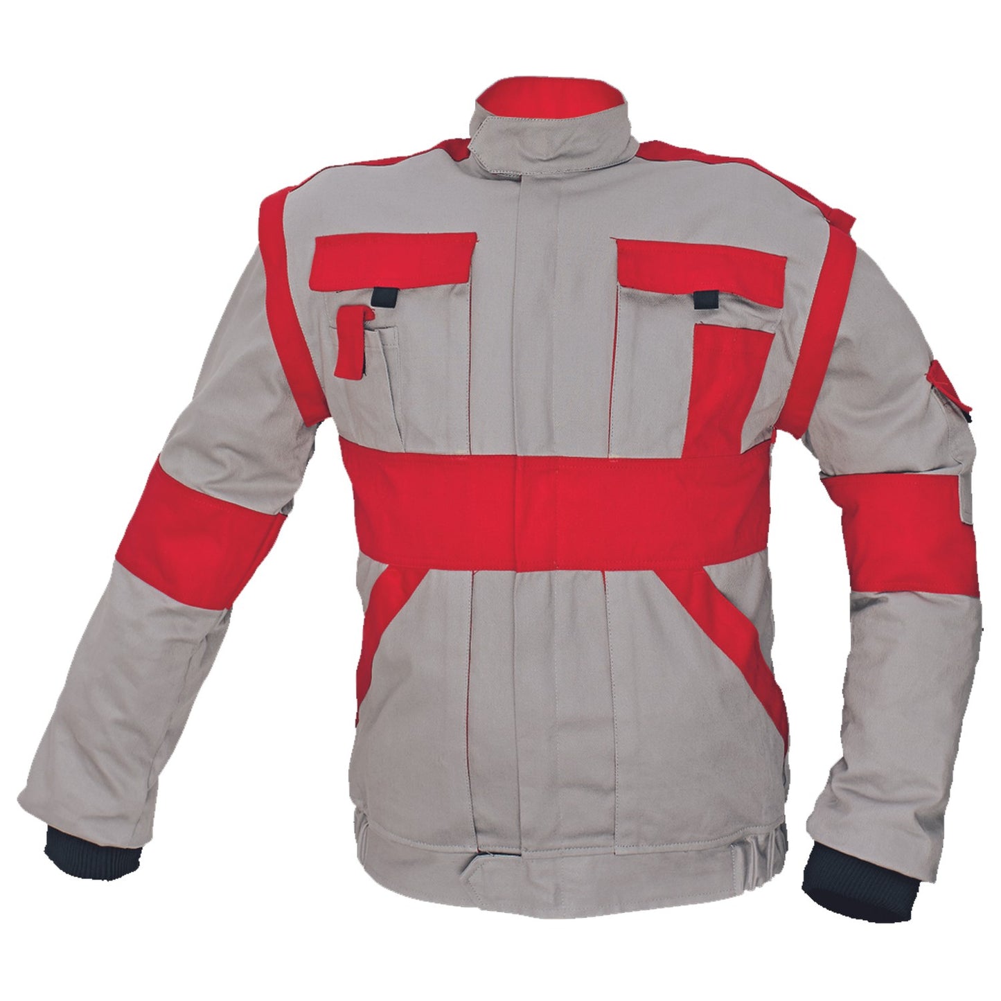 Work jacket MAX GREY/RED — stenso.ro Work jacket MAX GREY/RED