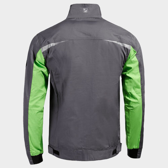 Jachetă de lucru PRISMA LIGHT STRETCH GRI/VERDE - 2 — stenso.ro Jachetă de lucru PRISMA LIGHT STRETCH GRI/VERDE - 2