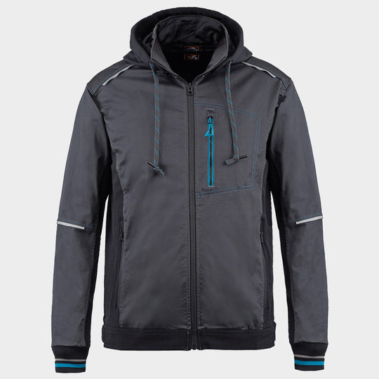 Jachetă de lucru REVOLT 4STRETCH GRI/NEGRU/PETROL - 1 — stenso.ro Jachetă de lucru REVOLT 4STRETCH GRI/NEGRU/PETROL - 1