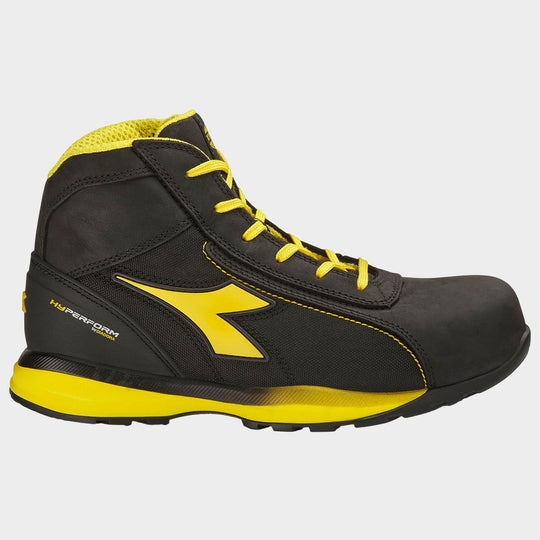 Încălțăminte de protecție DIADORA GLOVE HYPER MID S3S FO HRO SR ESD BLACK - 1 — stenso.ro Încălțăminte de protecție DIADORA GLOVE HYPER MID S3S FO HRO SR ESD BLACK - 1