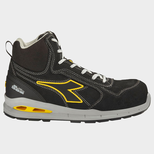 Încălțăminte de protecție DIADORA RUN A.BOX MID S3S FO SR ESD BLACK - 1 — stenso.ro Încălțăminte de protecție DIADORA RUN A.BOX MID S3S FO SR ESD BLACK - 1