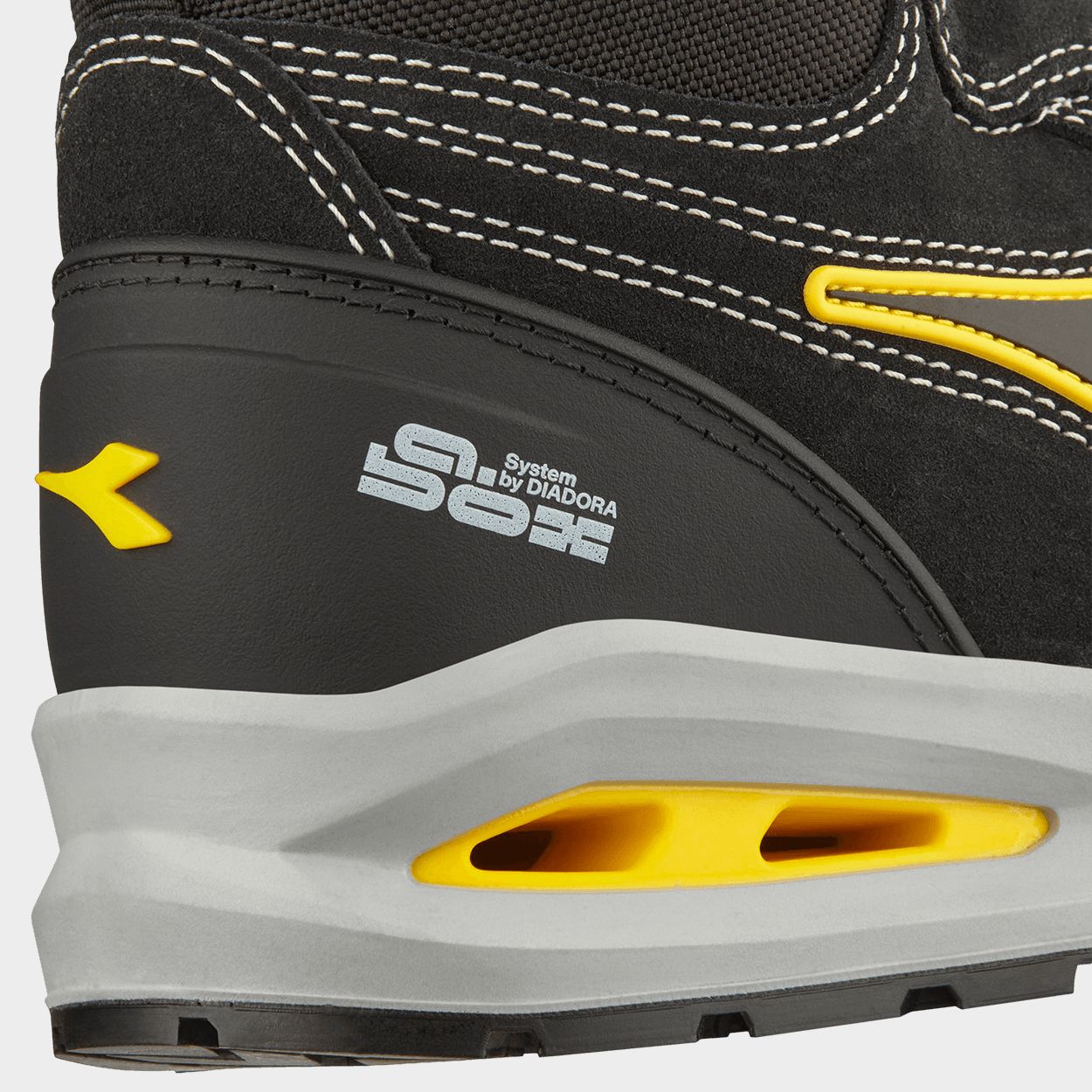 Încălțăminte de protecție DIADORA RUN A.BOX MID S3S FO SR ESD BLACK - 7 — stenso.ro Încălțăminte de protecție DIADORA RUN A.BOX MID S3S FO SR ESD BLACK - 7