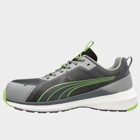 Încălțăminte de protecție PUMA SLIDE GREY/GREEN S1PS ESD FO HRO SR - 2 — stenso.ro Încălțăminte de protecție PUMA SLIDE GREY/GREEN S1PS ESD FO HRO SR - 2