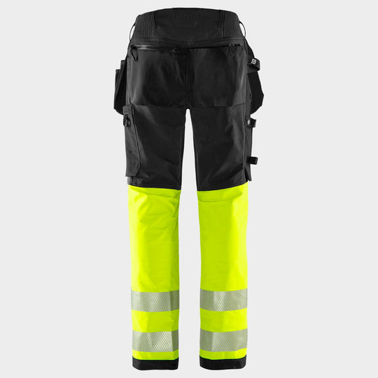 Work trousers FRISTADS CRAFTSMAN HV YELLOW/BLACK - 2 — stenso.ro Work trousers FRISTADS CRAFTSMAN HV YELLOW/BLACK - 2