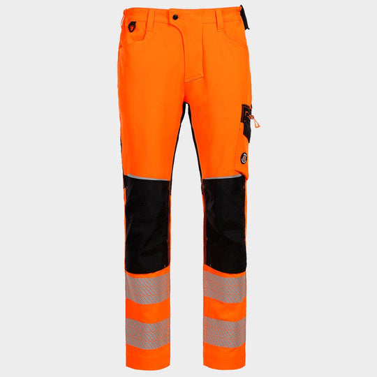 Pantaloni de lucru REVOLT HV 4STRETCH ORANGE - 1 — stenso.ro Pantaloni de lucru REVOLT HV 4STRETCH ORANGE - 1