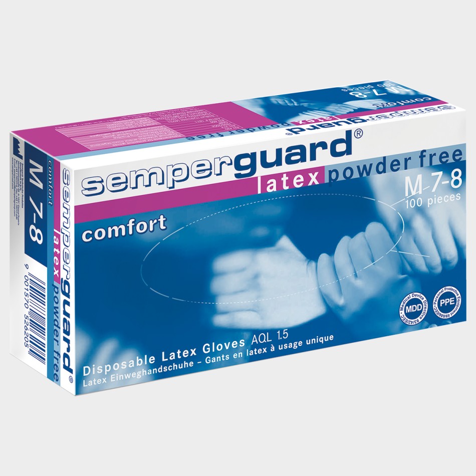 Disposable latex gloves SEMPERGUARD LATEX IC