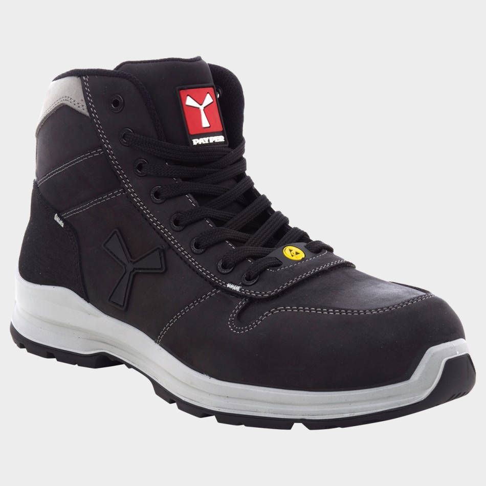 Bocanci de protecție PAYPER GET FORCE MID BLACK S3 SRC