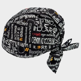 Bonetă de bucătar BLACK MENU