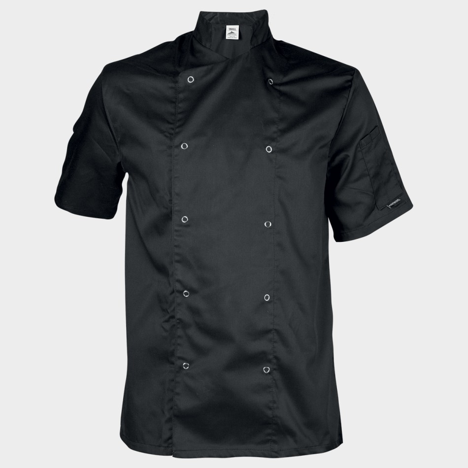 Tunică pentru bucătar CHEFS C733 NEGRU - Stenso.ro Tunică pentru bucătar CHEFS C733 NEGRU