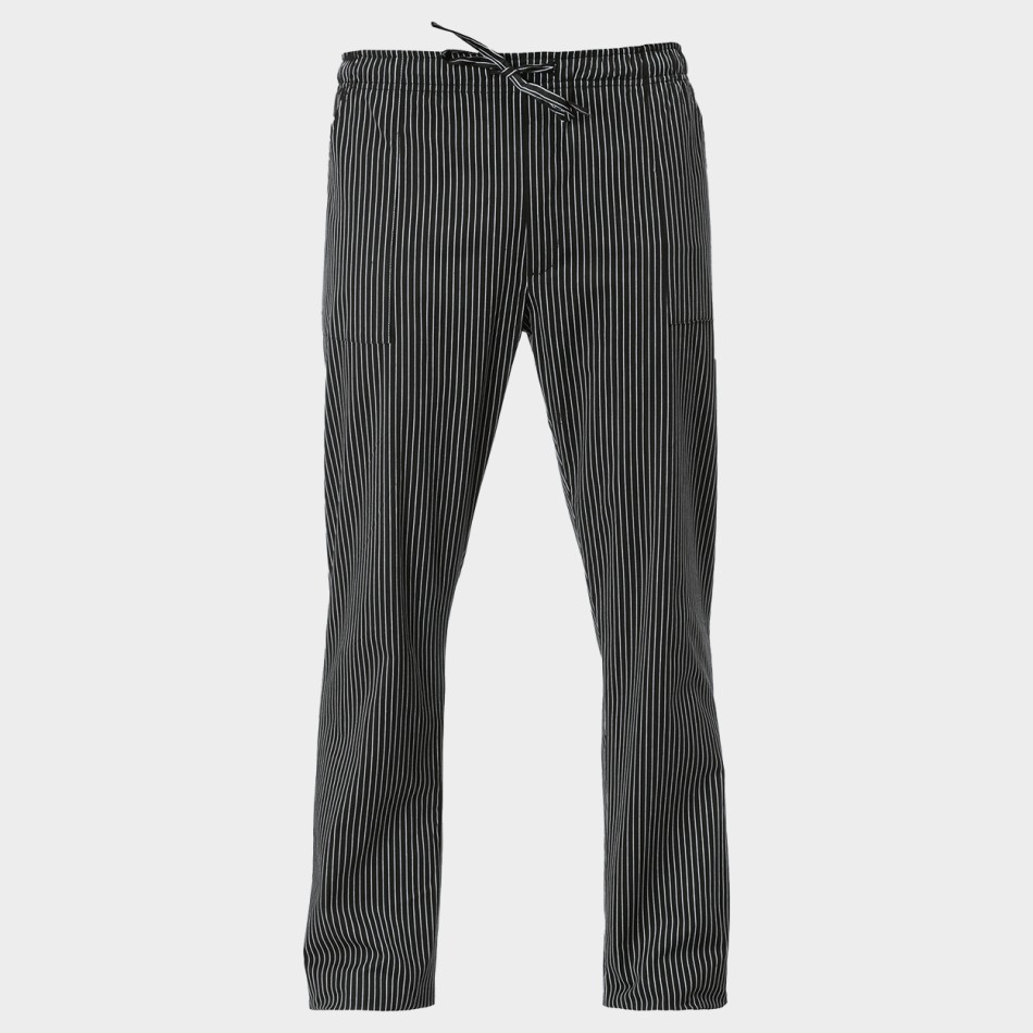 Pantaloni de bucătar ENRICO NEGRU STRIPE