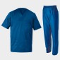 Tunică medicală cu pantaloni M3 ALBASTRU REGAL