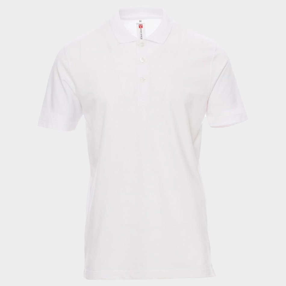 Tricou polo PAYPER ROME ALB