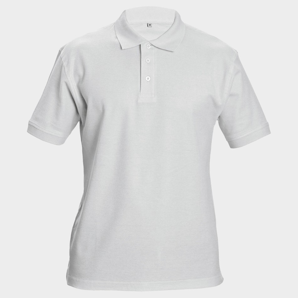 Tricou polo KEYA ALB
