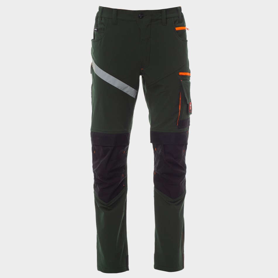 Pantalon de lucru PAYPER NEXT 4W GREEN/BLACK