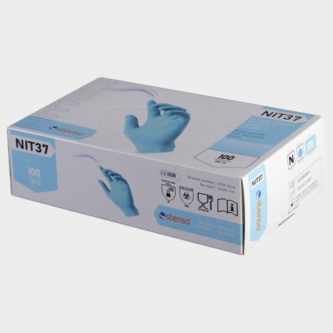 Mănuși nitril de unică folosință - 100 buc STENSO XPERT PF