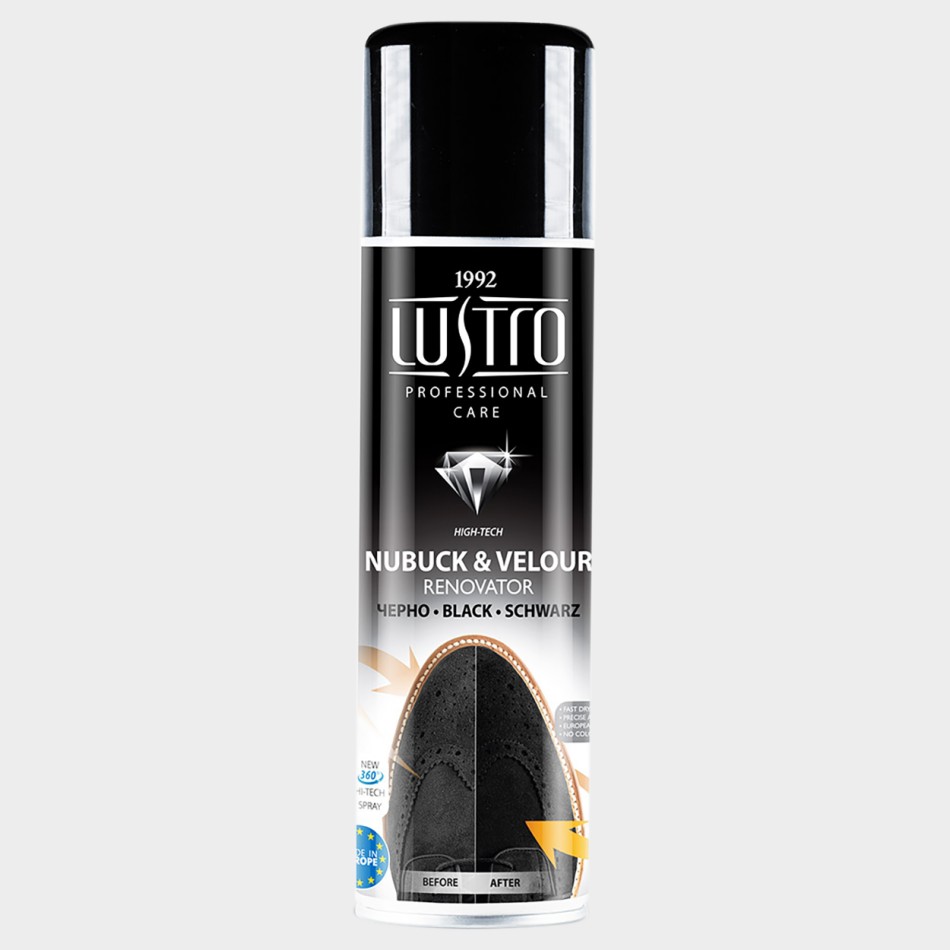 Spray renovator pentru nubuc și piele velur - negru DL