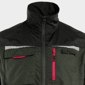 Jachetă de lucru PRISMA VARĂ VERDE/NEGRU 5