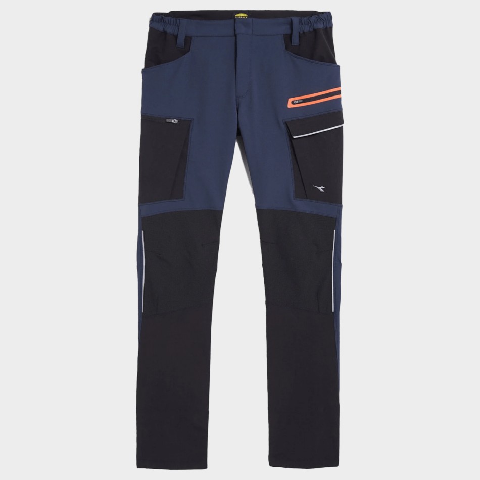 Pantaloni de lucru DIADORA PANT HYBRID CARGO BLACK/BLUE - Stenso.ro Pantaloni de lucru DIADORA PANT HYBRID CARGO BLACK/BLUE