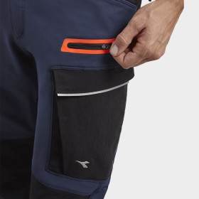 Pantaloni de lucru DIADORA PANT HYBRID CARGO BLACK/BLUE 3