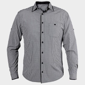 Cămașă pentru bărbați FLORIS NEGRU