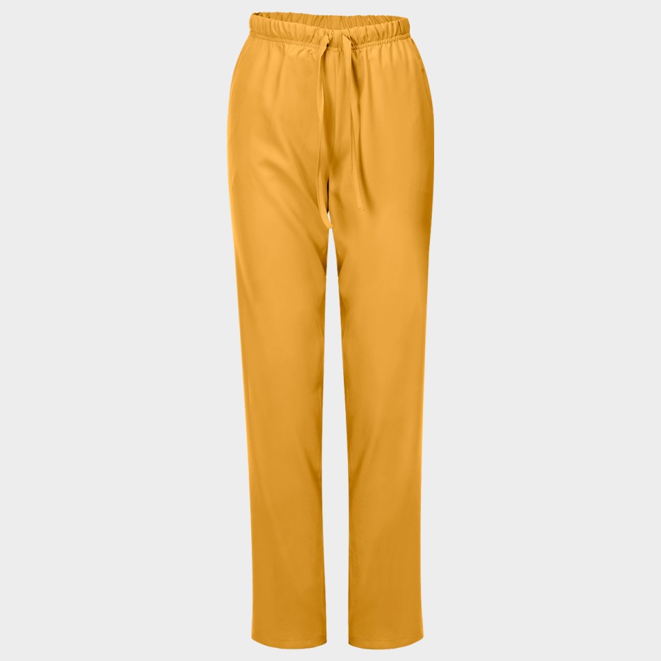 Pantaloni VELILLA MUSTARD - Stenso.ro Pantaloni VELILLA MUSTARD