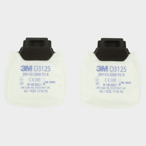 Secure Click D3125 P2 R Filtru Particule, pereche 3M