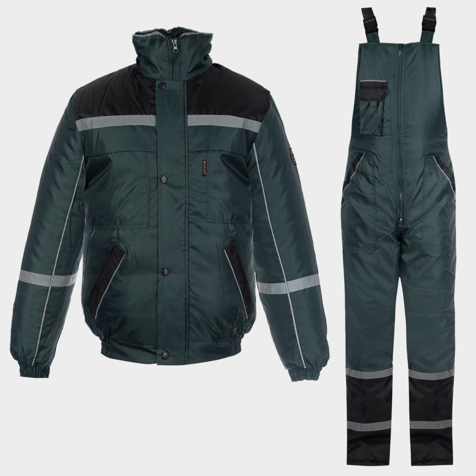 Costum de lucru COLLINS IARNĂ VERDE