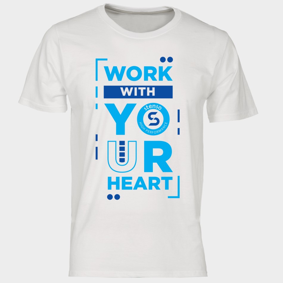 Tricou cu logo PAYPER SUNSET WHITE - Stenso.ro Tricou cu logo PAYPER SUNSET WHITE