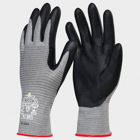 Mănuși anti-tăiere cu spumă de nitril SHOWA AC800