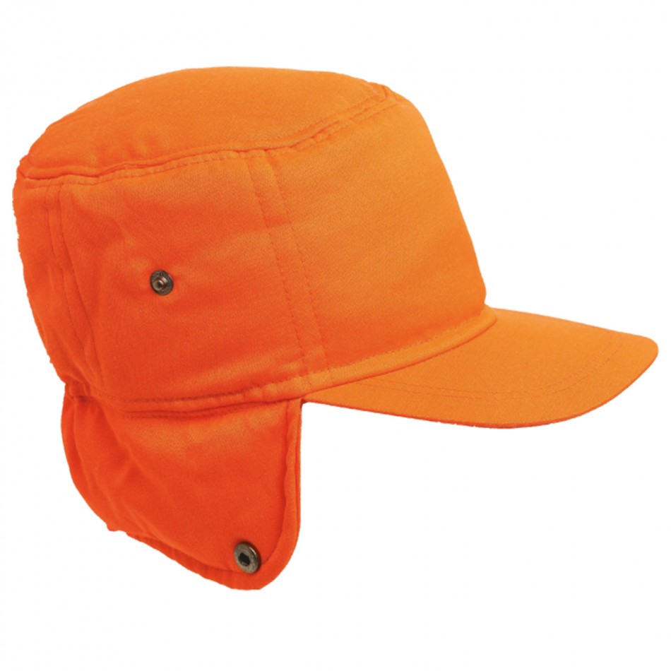 NORTH HV ORANGE High visibility winter hat