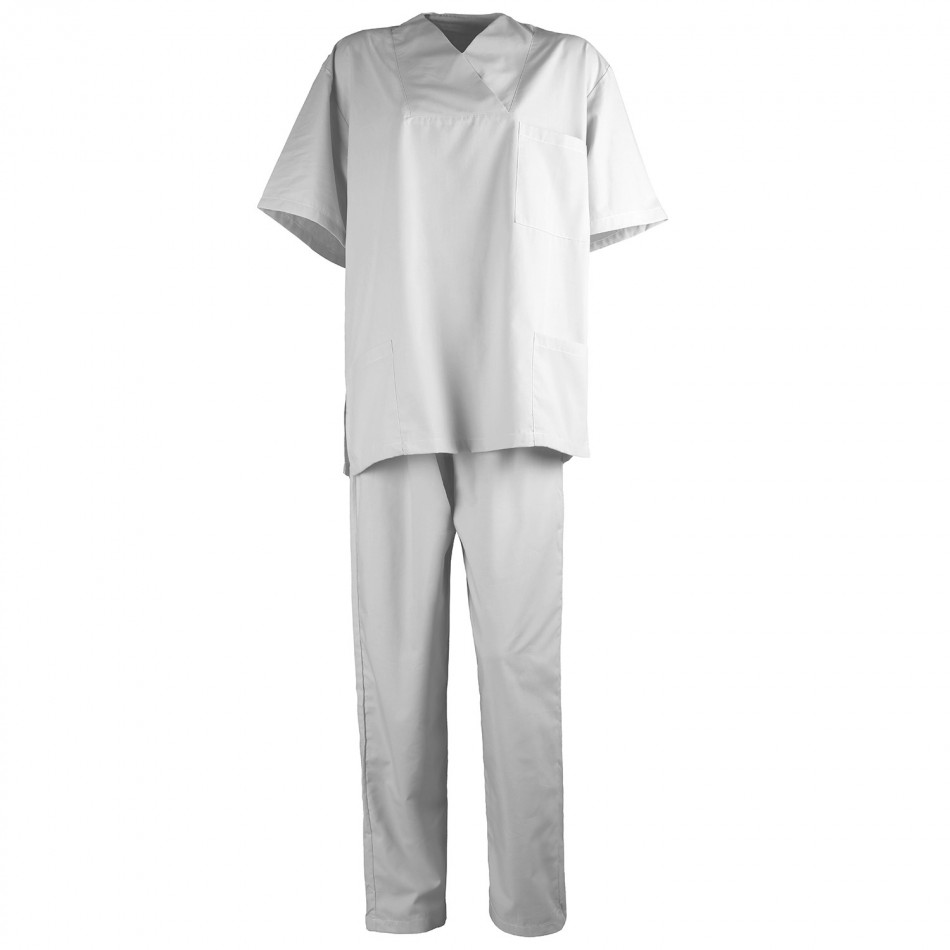 Medical tunic with pants G3 WHITE