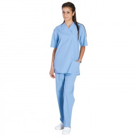 Costum medical pentru femei G3 ALBASTRU DESCHIS