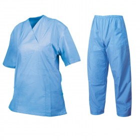 Costum medical pentru femei G3 ALBASTRU DESCHIS 2