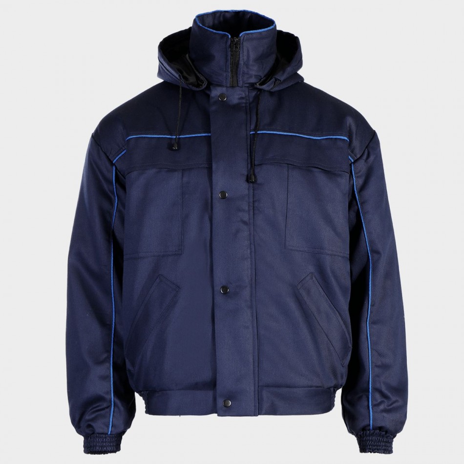 Jachetă de lucru ZETA5 COTTON BLUE - Stenso.ro Jachetă de lucru ZETA5 COTTON BLUE