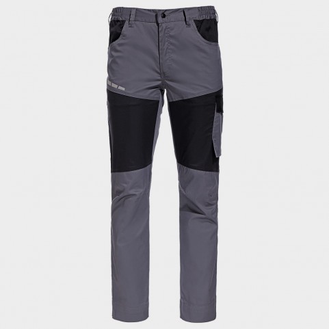 Pantaloni de lucru EOS STRETCH LIGHT GREY/DARK GREY