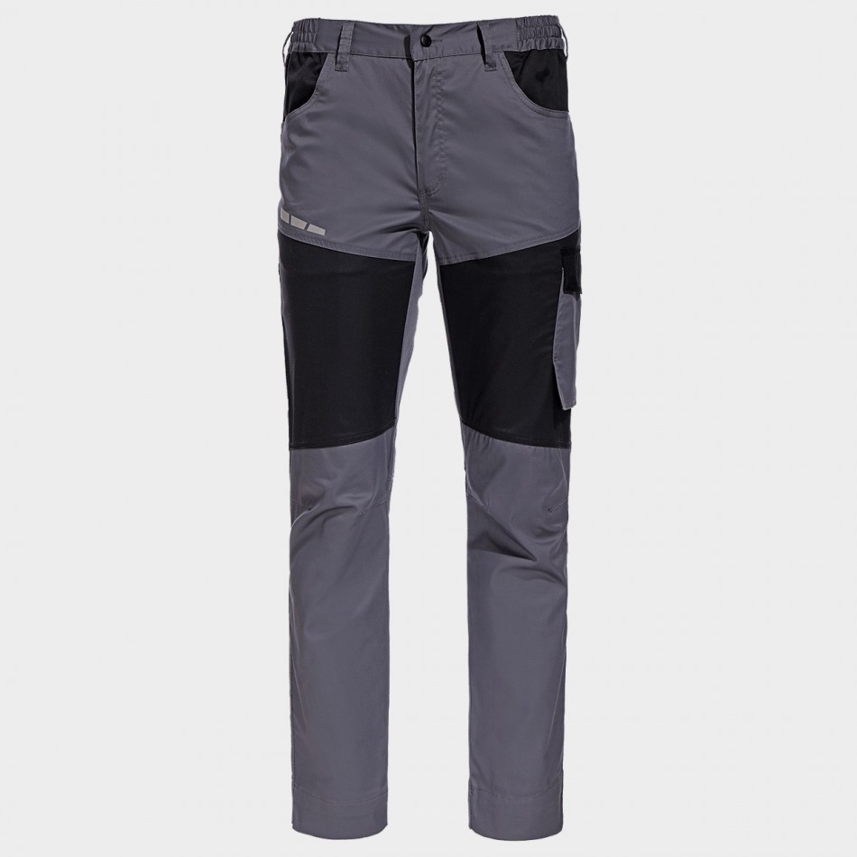 Pantaloni de lucru EOS STRETCH LIGHT GREY/DARK GREY