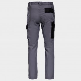Pantaloni de lucru EOS STRETCH LIGHT GREY/DARK GREY 2