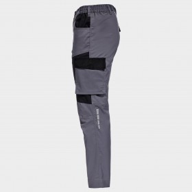 Pantaloni de lucru EOS STRETCH LIGHT GREY/DARK GREY 4