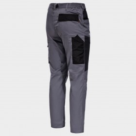 Pantaloni de lucru EOS STRETCH LIGHT GREY/DARK GREY 5