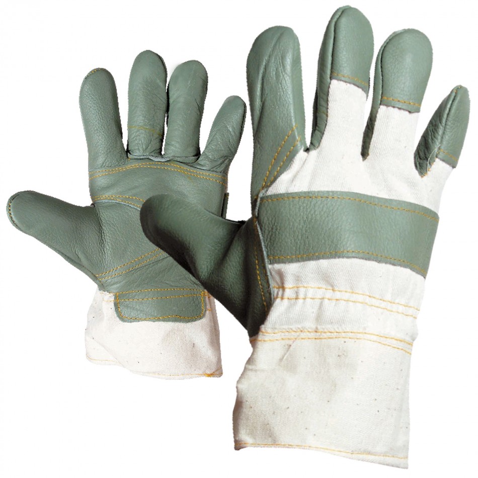 PUFFIN Leather and textile gloves