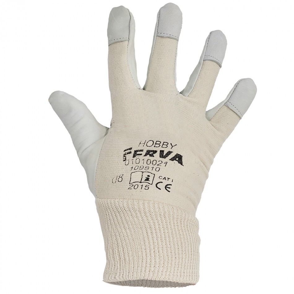 HOBBY Leather and textile gloves