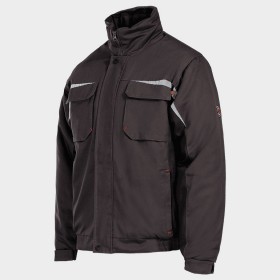 Geacă de lucru KASTOR WINTER GREY COTTON GREY/BLACK 3