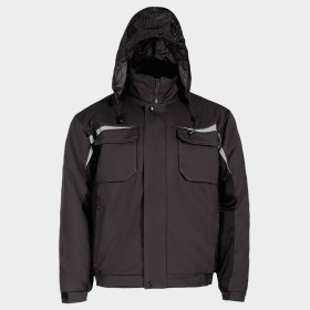 Geacă de lucru KASTOR WINTER GREY COTTON GREY/BLACK 6