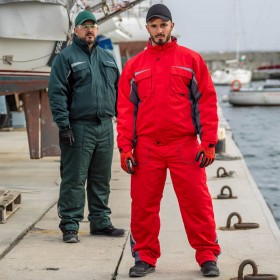 Costum de lucru KASTOR IARNĂ ROȘIE BUMBAC 2