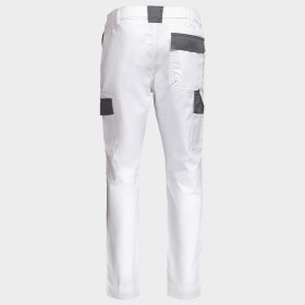 Pantaloni de lucru EOS STRETCH WHITE/GREY 3